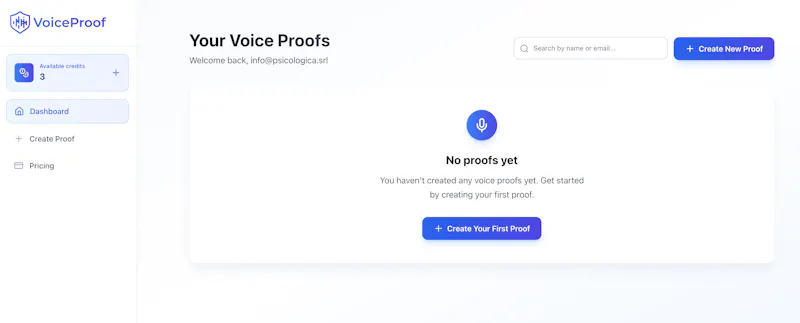 Voiceproof.ai screenshot 13