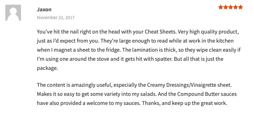 Fearless Fresh Cooking Cheat Sheets gallery image