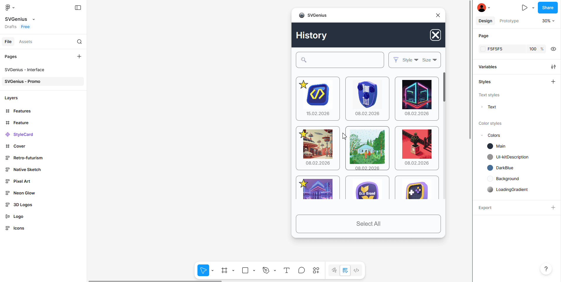 SVGenius - Screenshot 5 showing product features and functionality