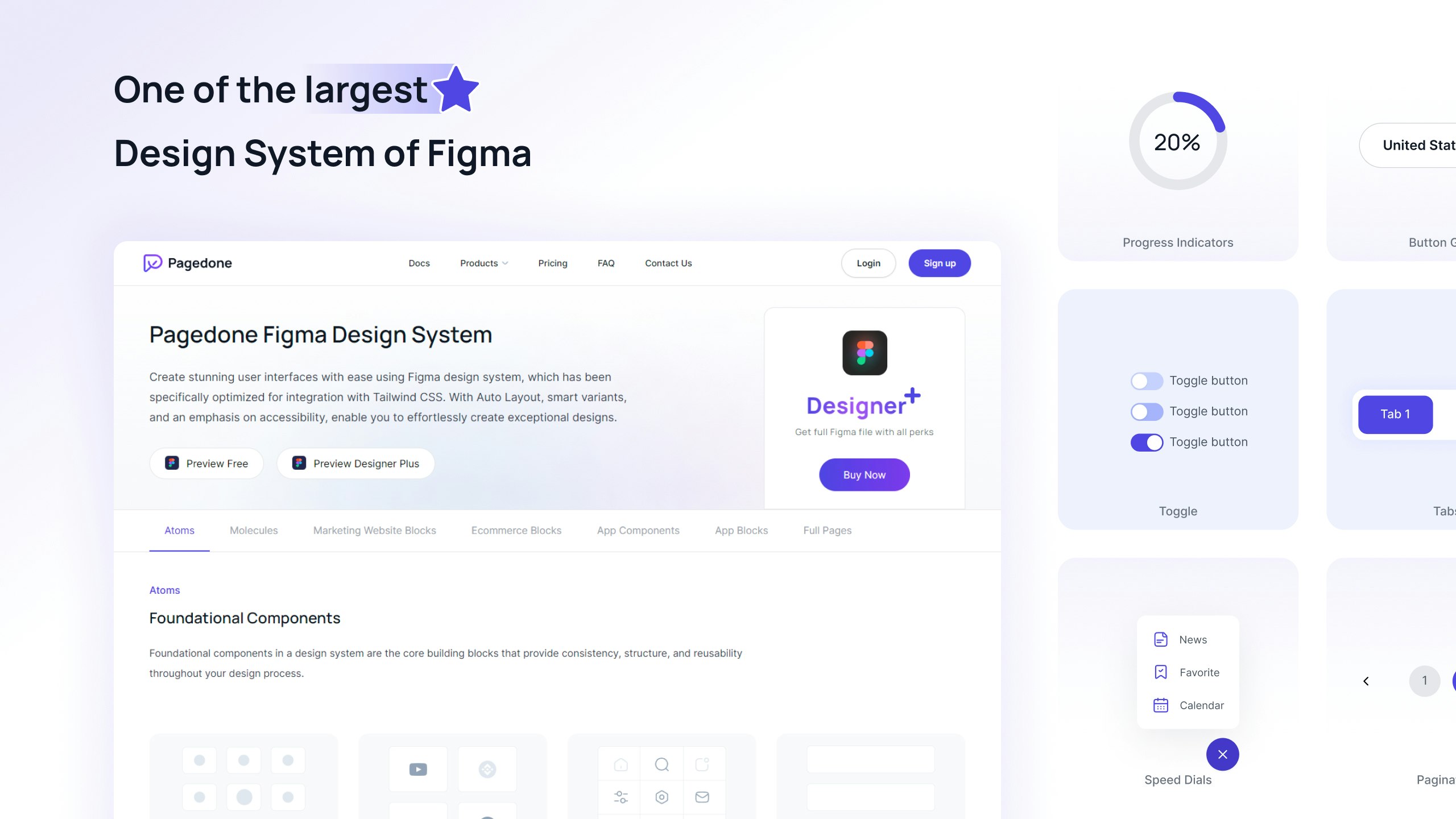 startuptile Pagedone-Lightning fast modern designs for your next project