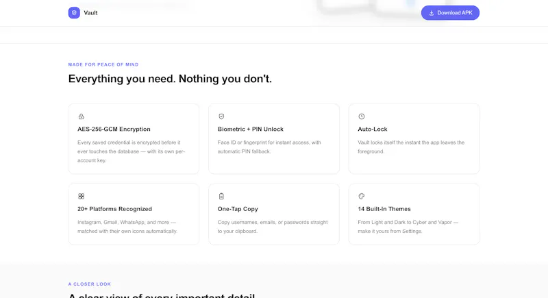 Vault - Password Manager screenshot 2