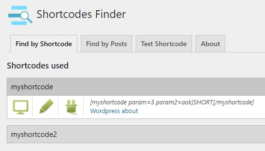 Shortcodes Finder for Wordpress media 3