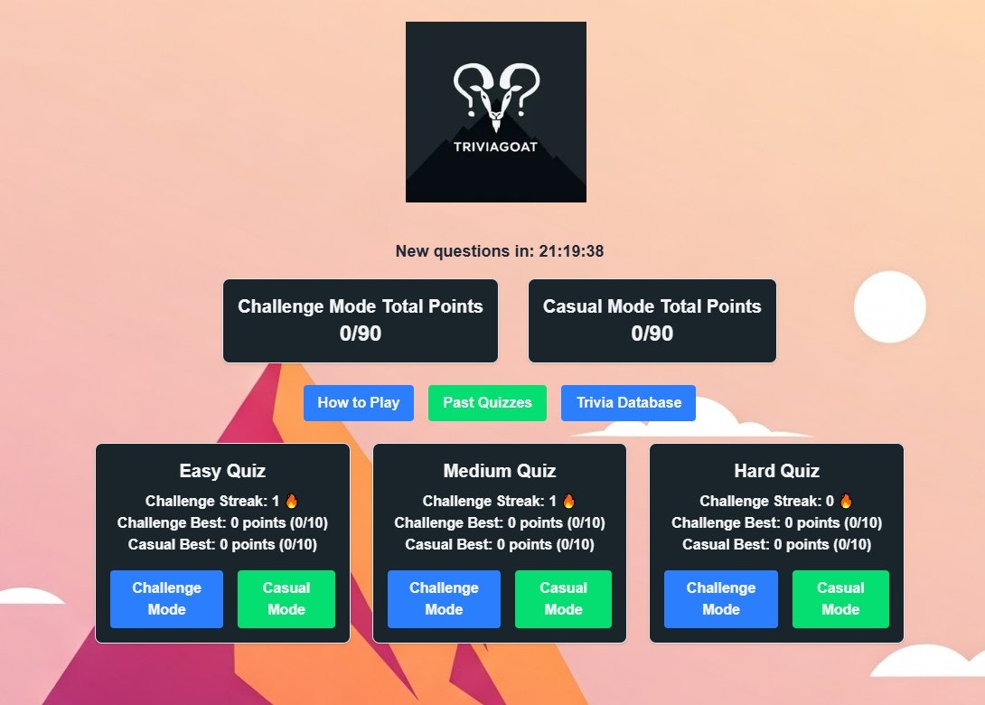 TriviaGoat.io gallery image