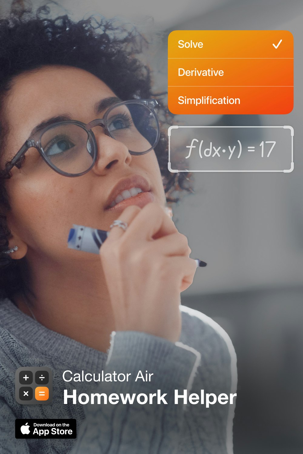 Taschenrechnerluft - Math -Solver - Ihr AI -Mathematik -Tutor, lösen Sie ein mathematisches Problem Medien 3