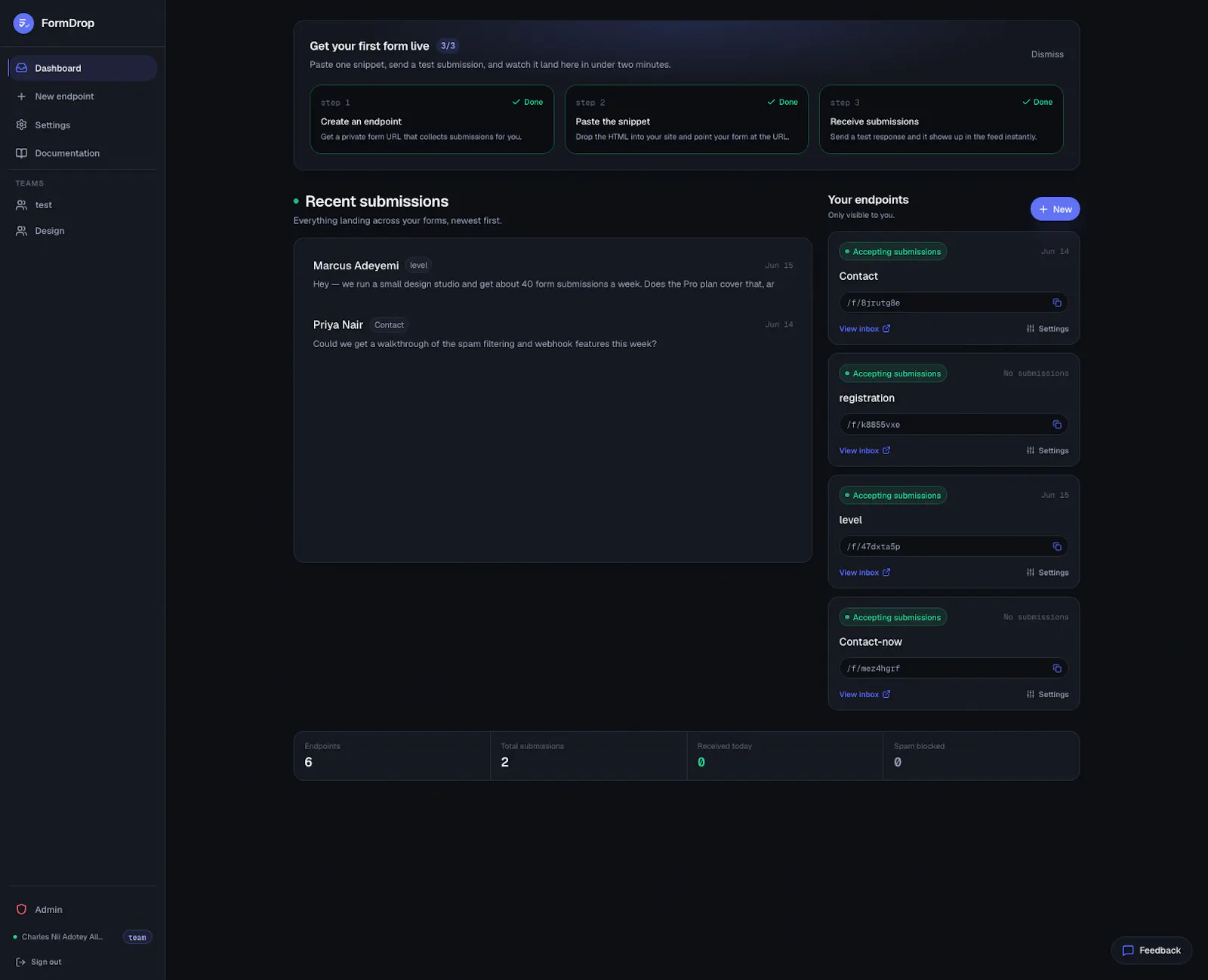 FormDrop screenshot 2
