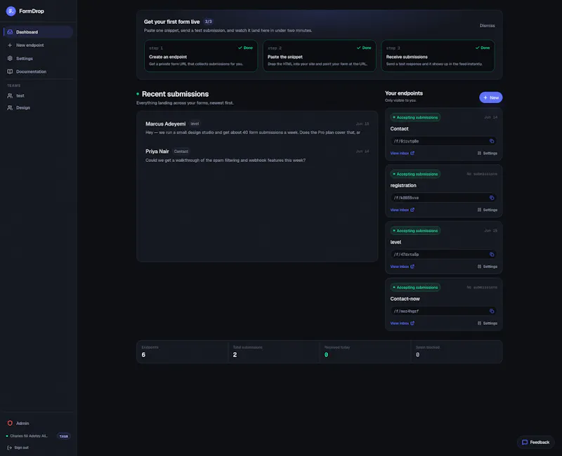 FormDrop screenshot 2