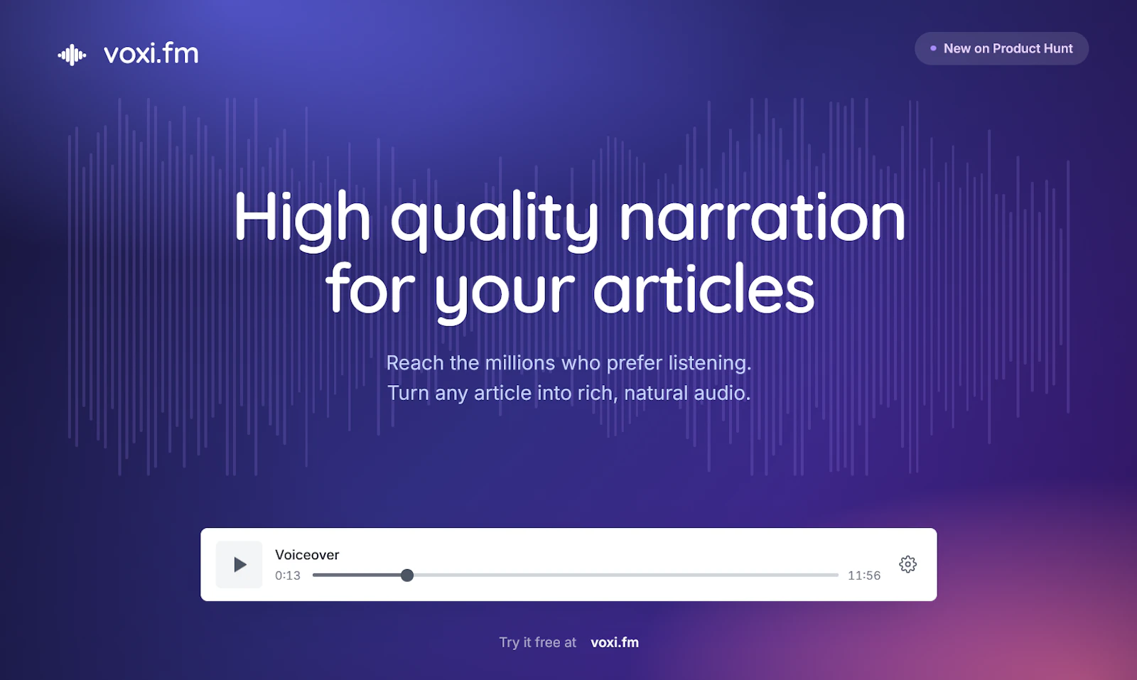 Voxi.fm screenshot 1