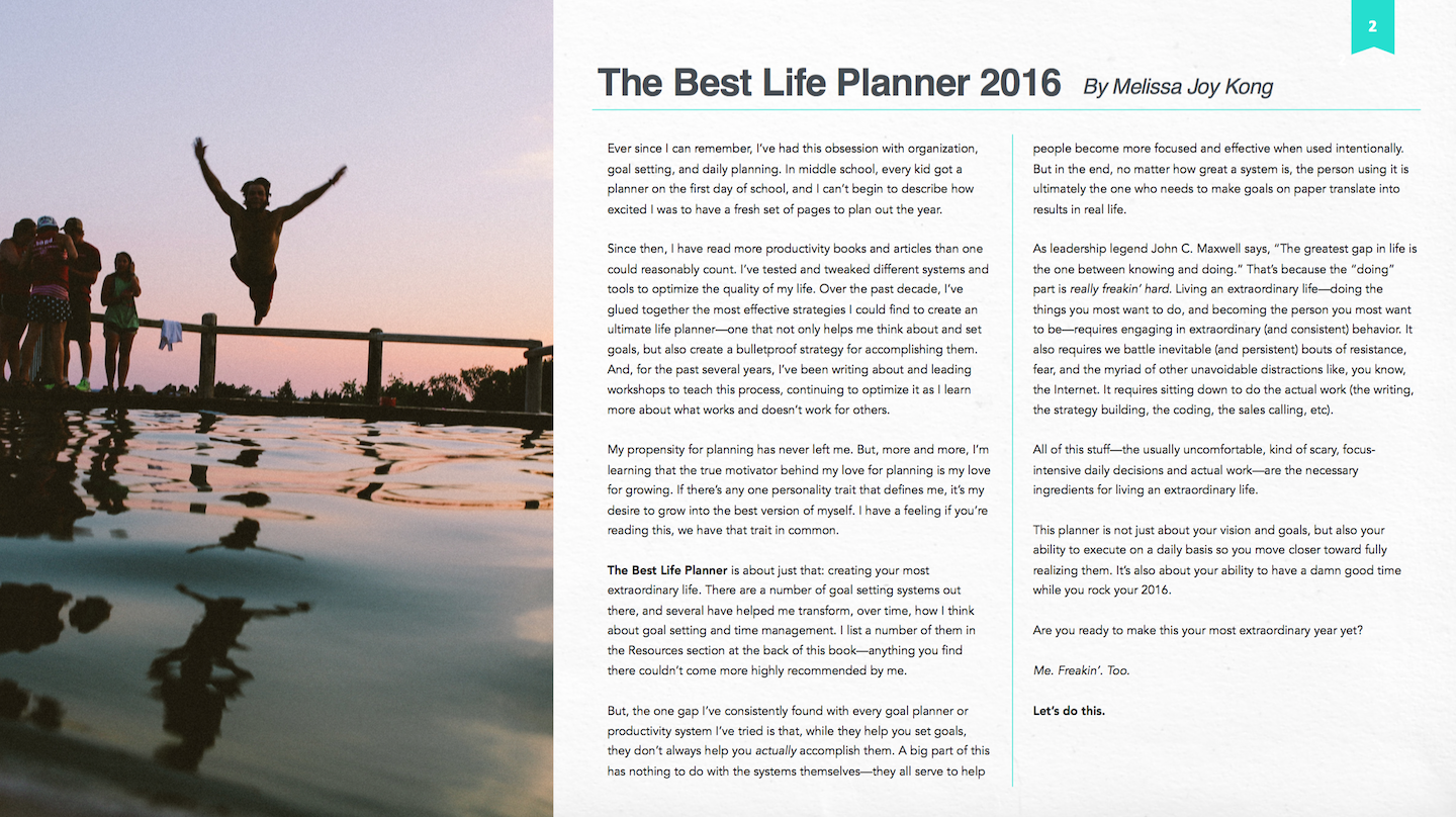 The Best Life Planner 2016 gallery image