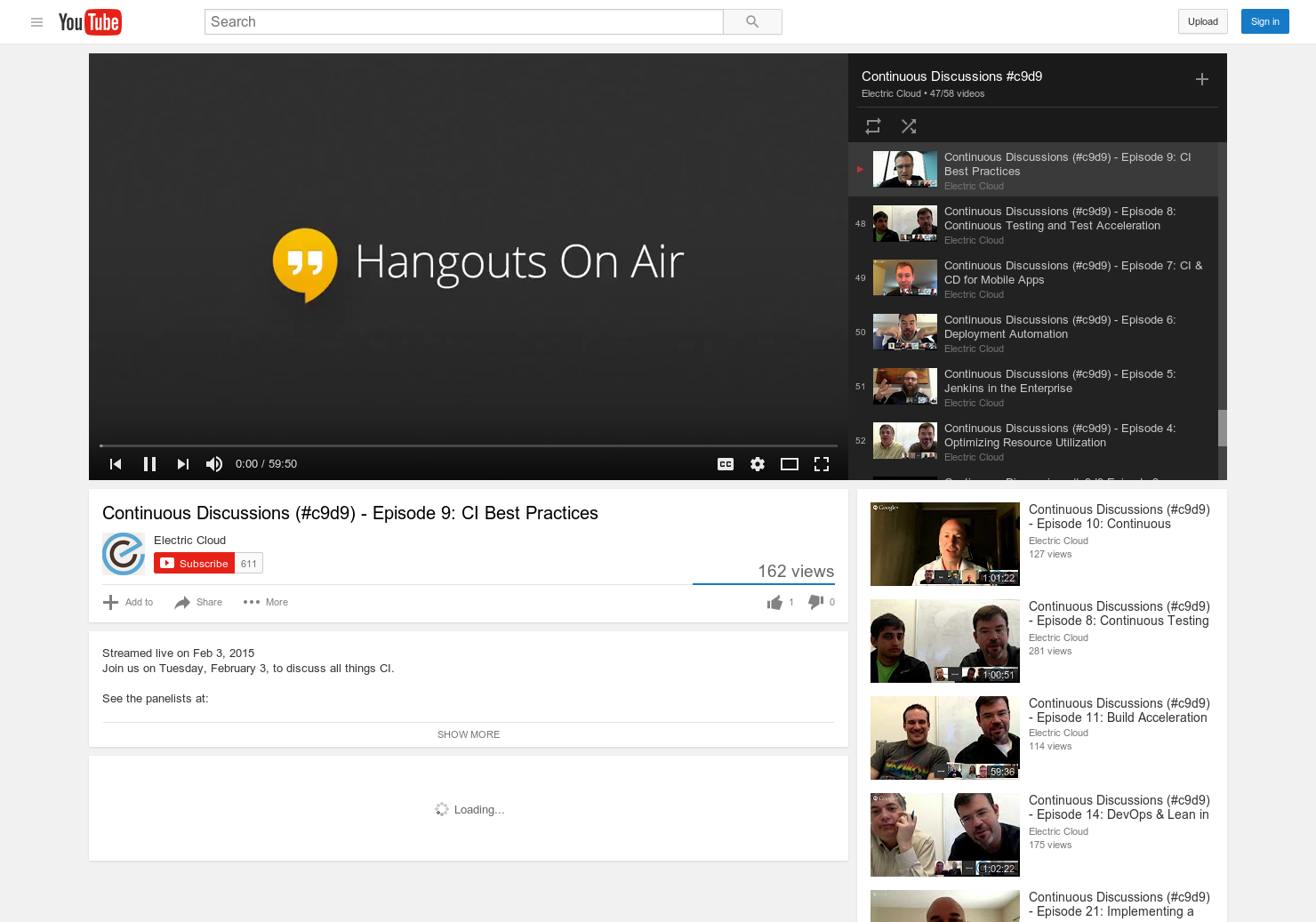 Continuous Discussions (#c9d9) - Episode 9: CI Best Practices gallery image