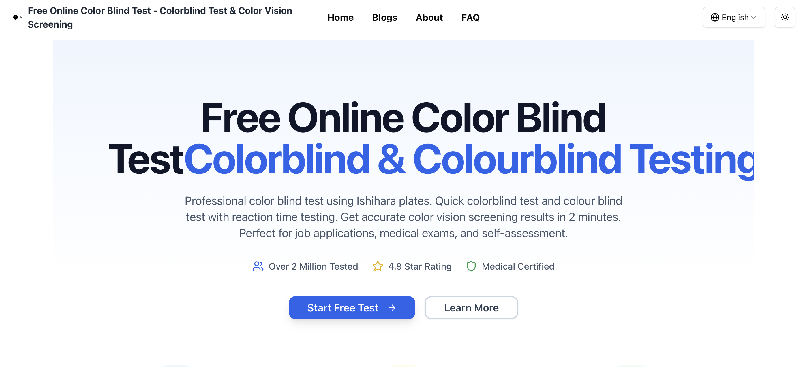 Free Online Color Blind Test  gallery image