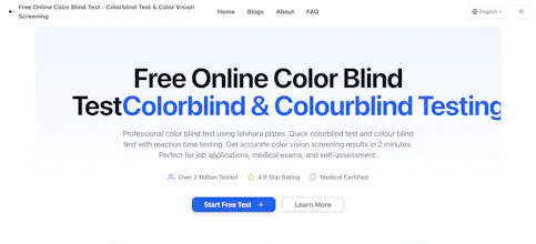 Free Online Color Blind Test gallery image