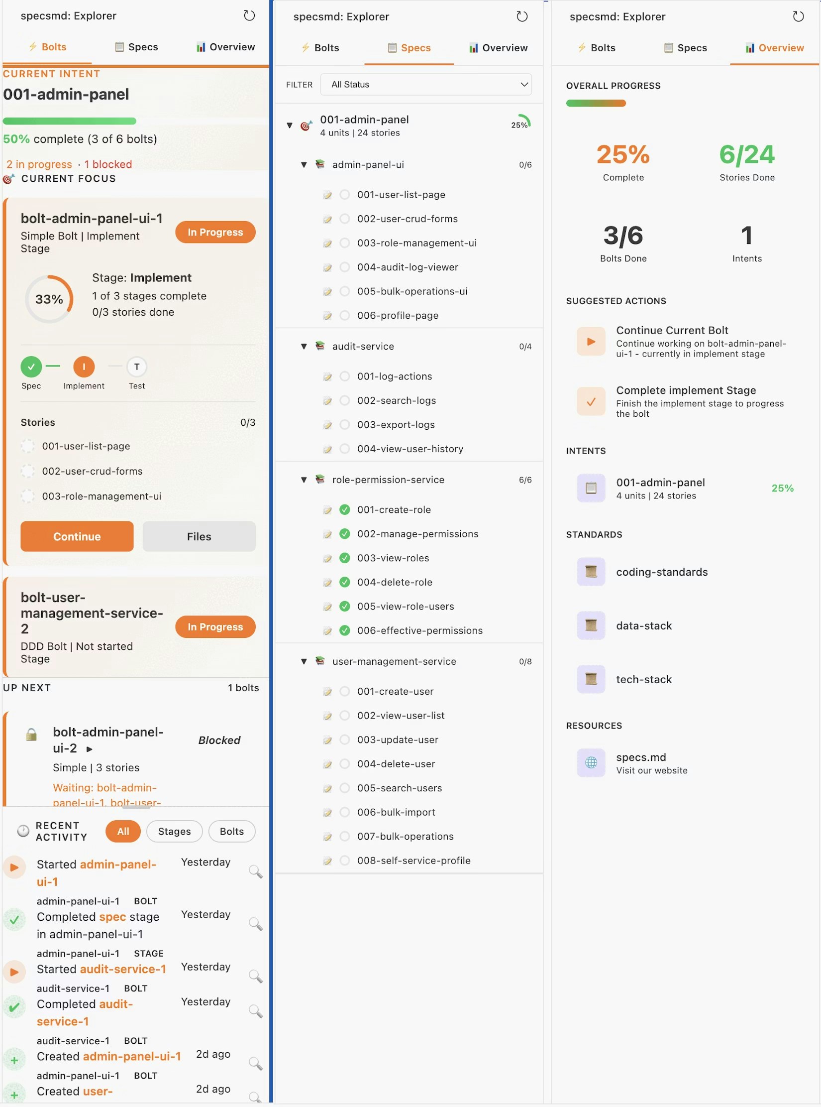 specs.md - Screenshot 2 showing product features and functionality