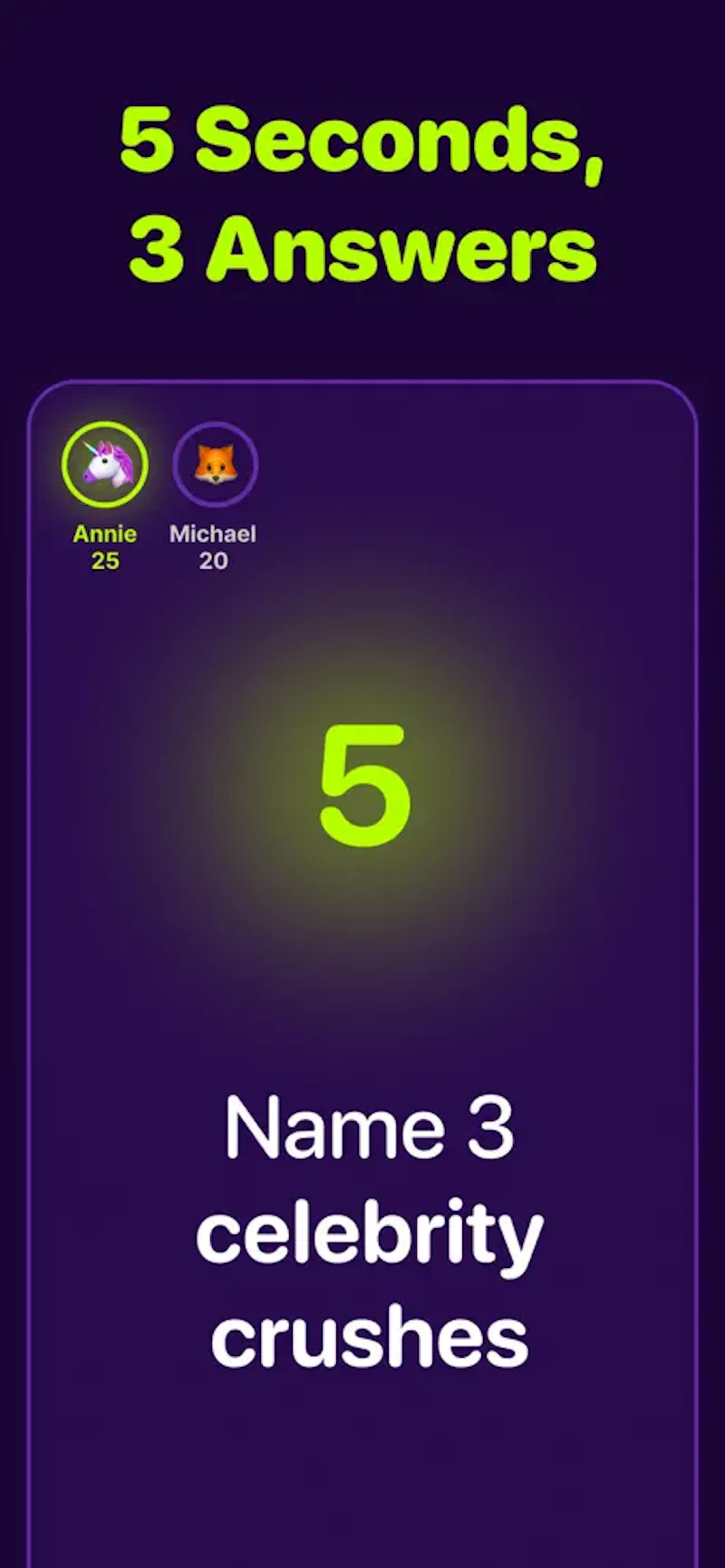 5 Second Guess - Group Game screenshot 3