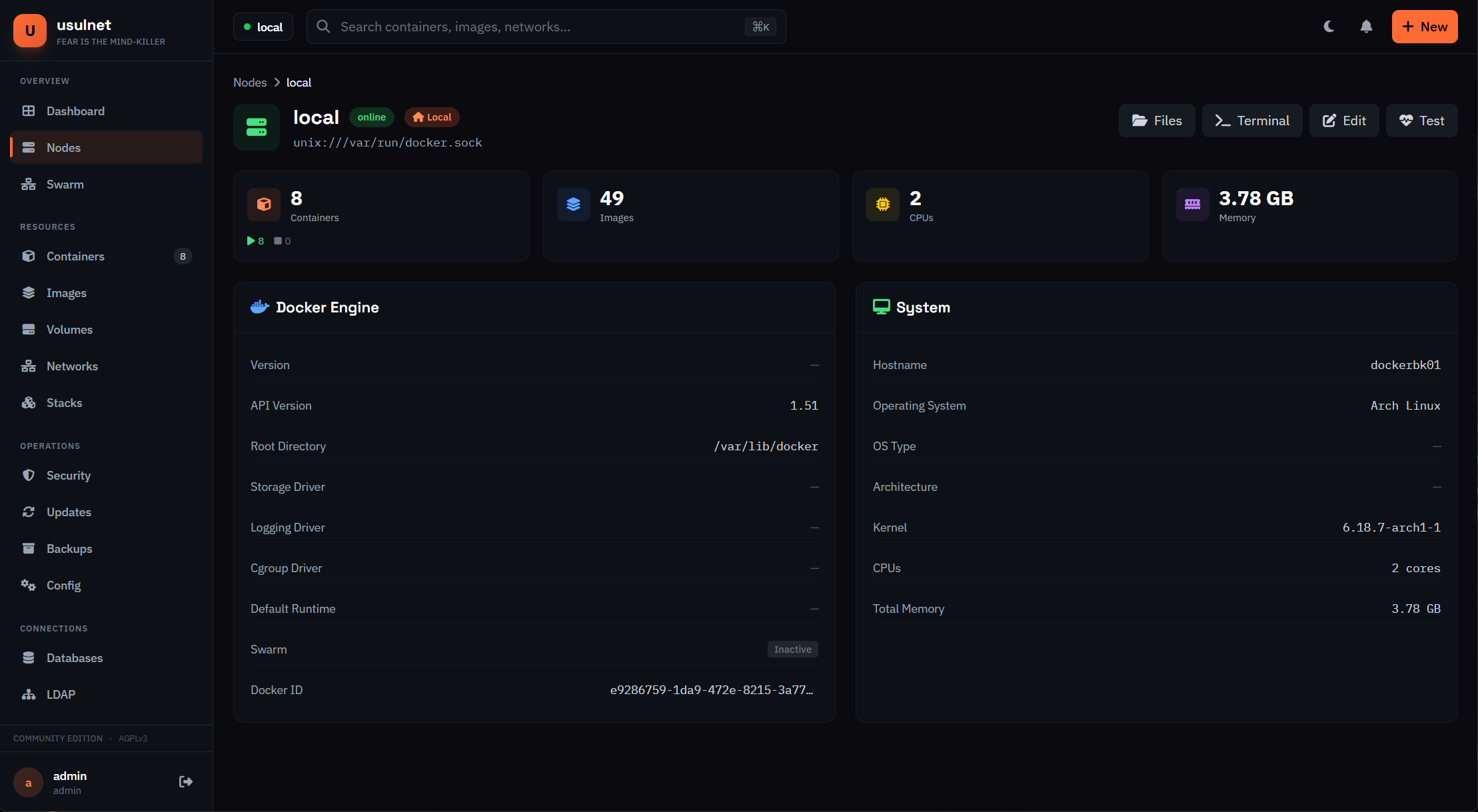 usulnet — DevOps & SysAdmins UI gallery image