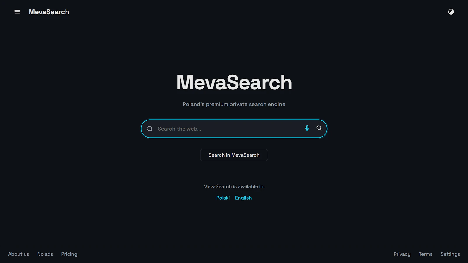 MevaSearch screenshot 1