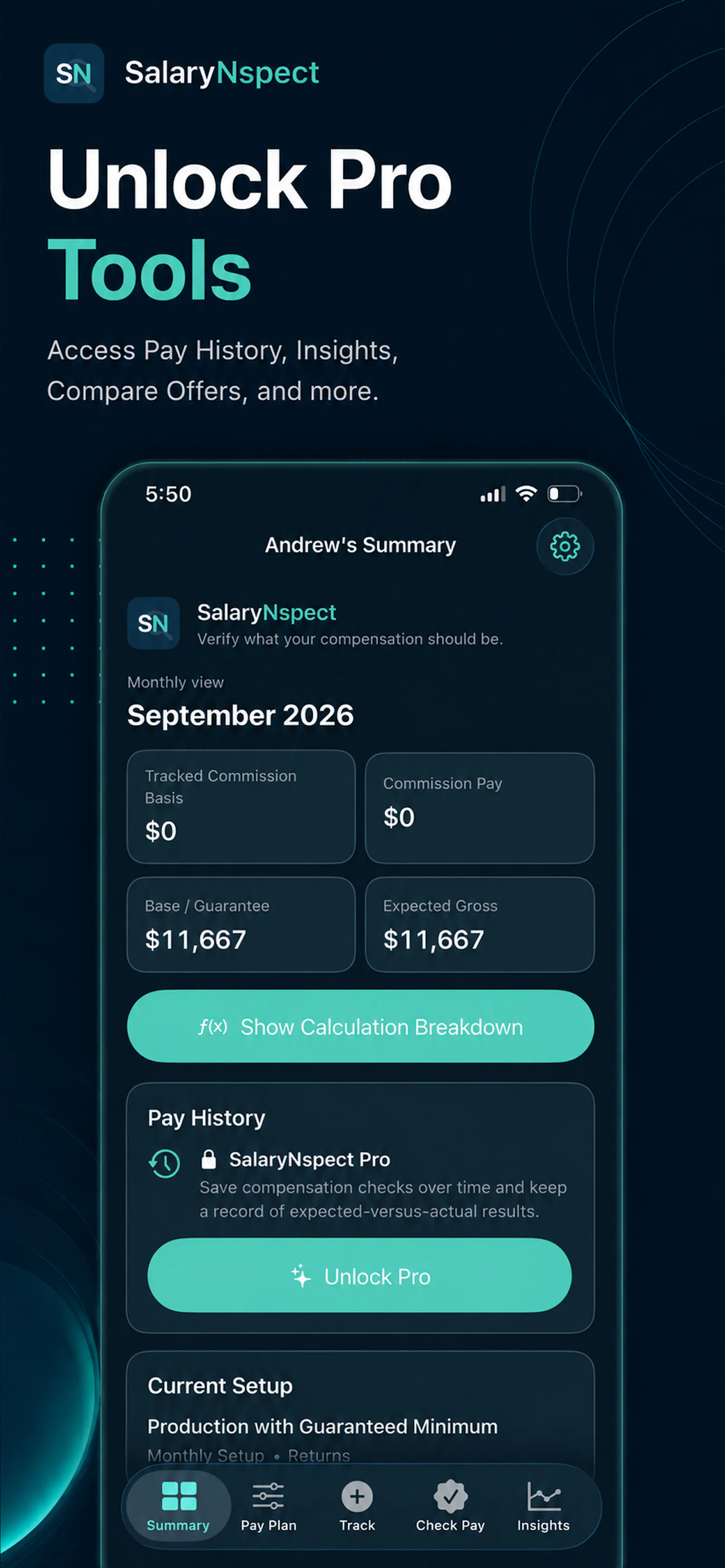 SalaryNspect - ProSal Calculator screenshot 8