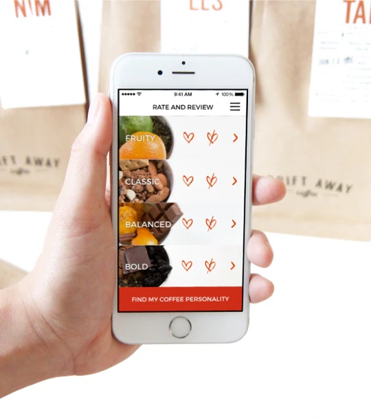 Driftaway Coffee App