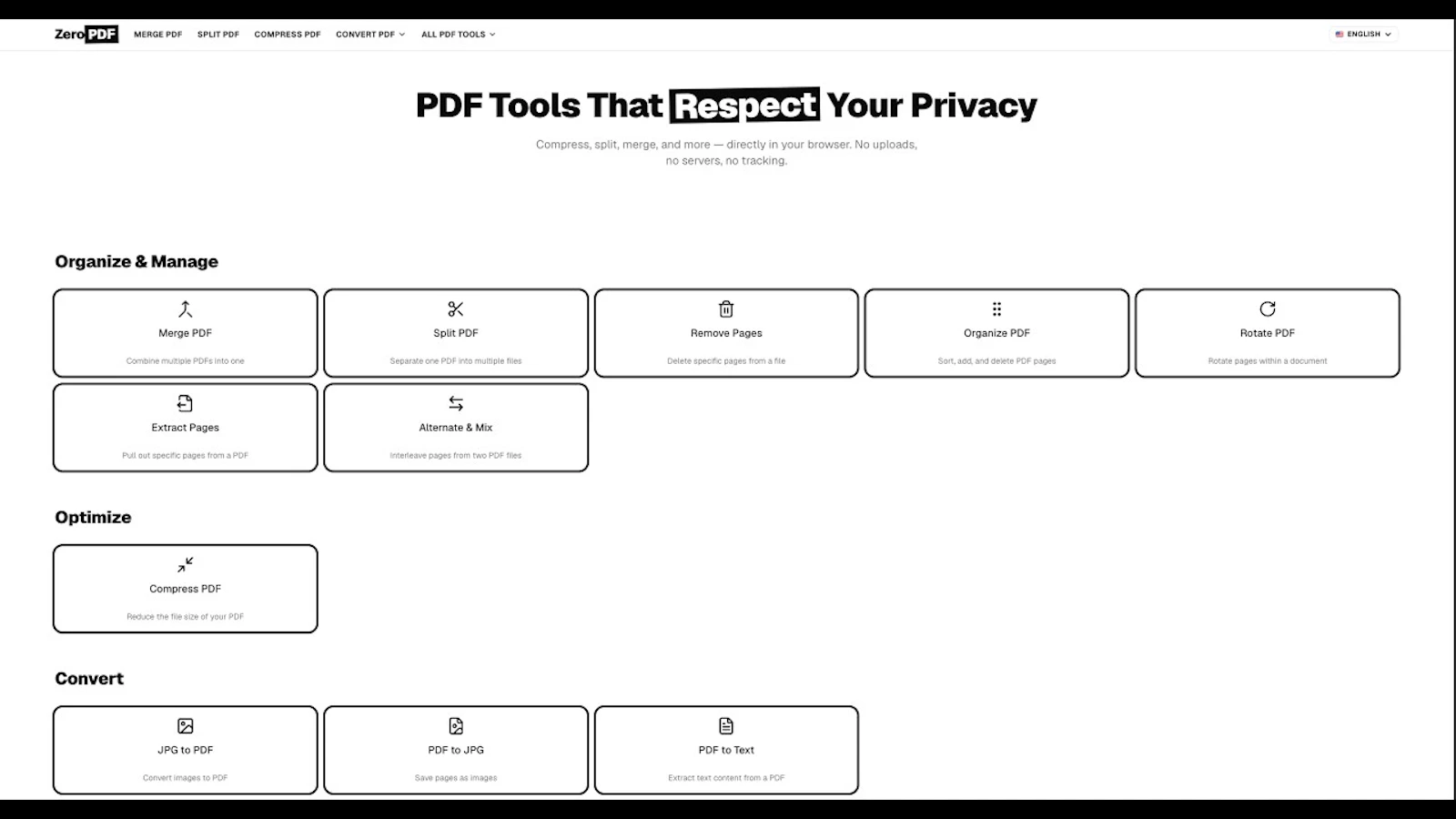 ZeroPDF screenshot 1 (video preview)