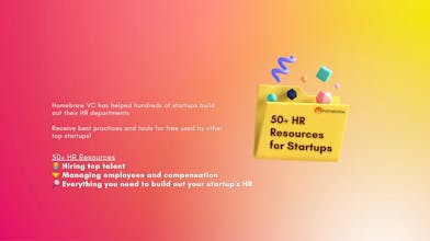 Homebrew’s 50+ HR Resources for Startups gallery image