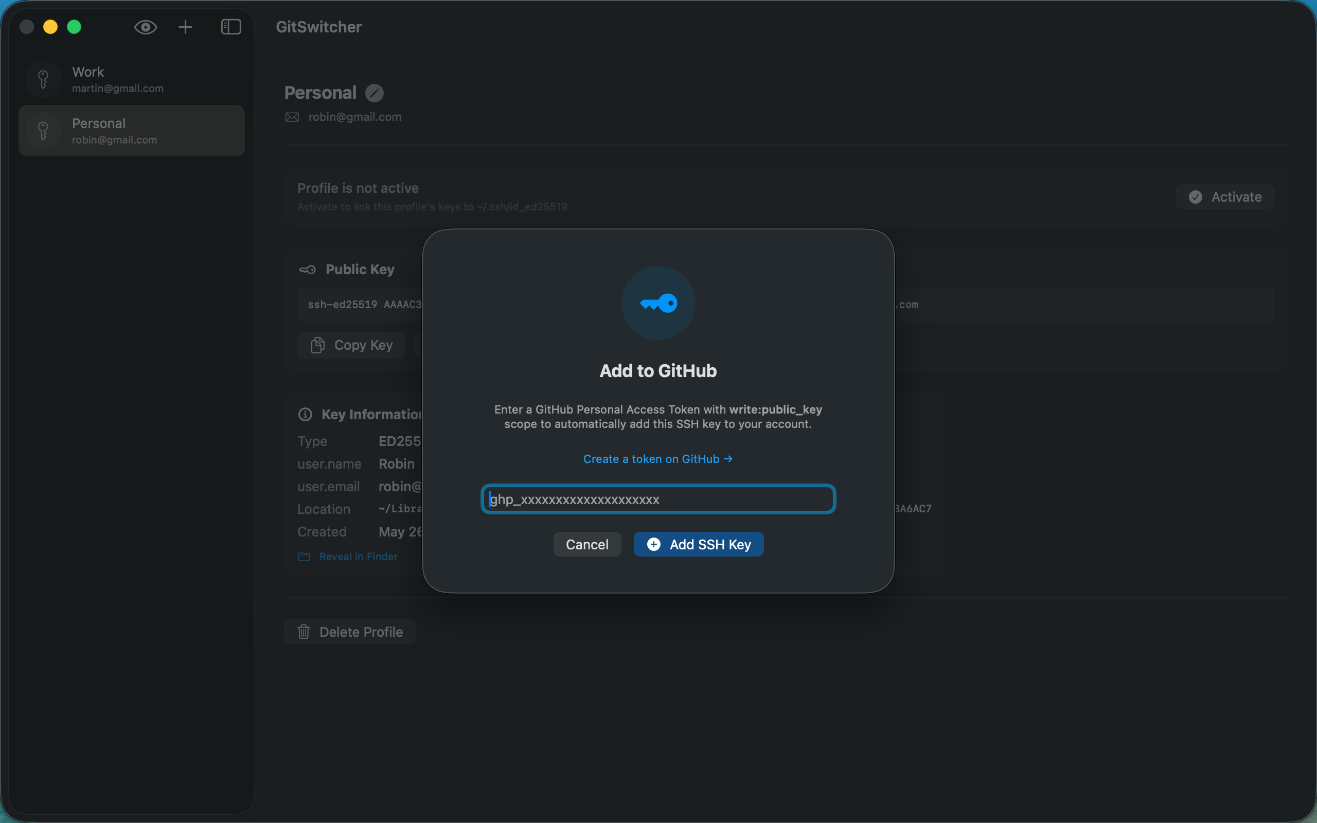 GitSwitcher gallery image