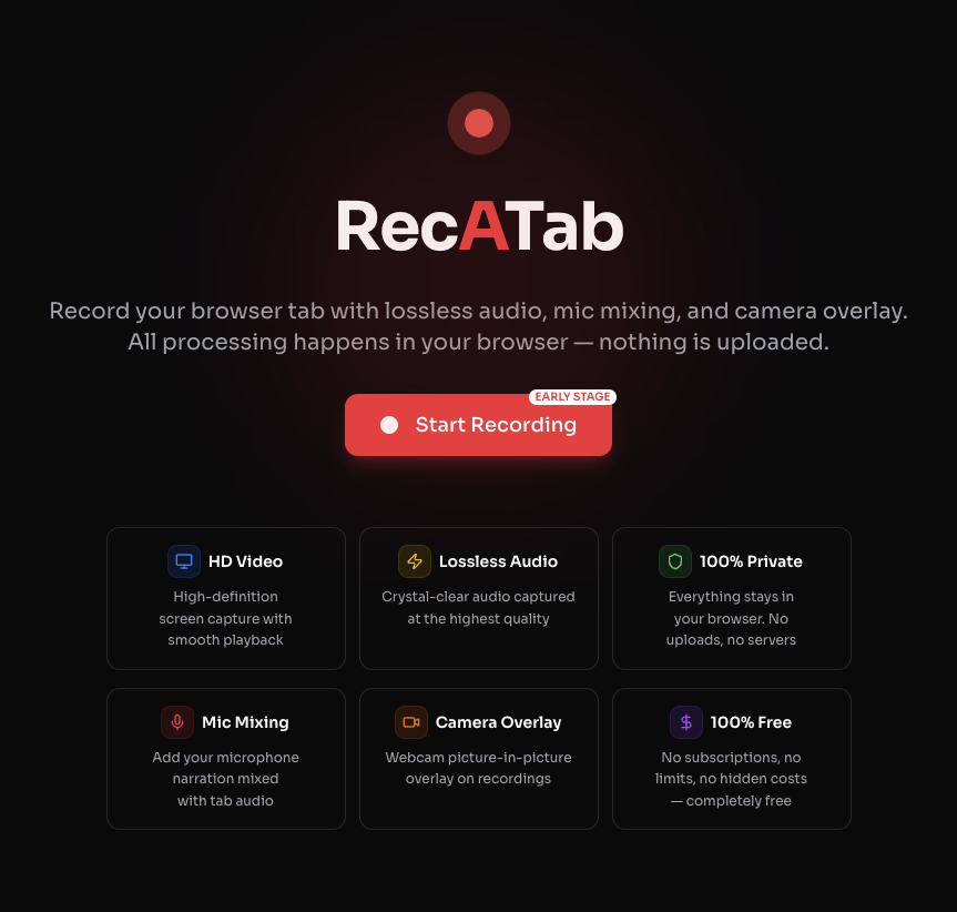 RecATab gallery image