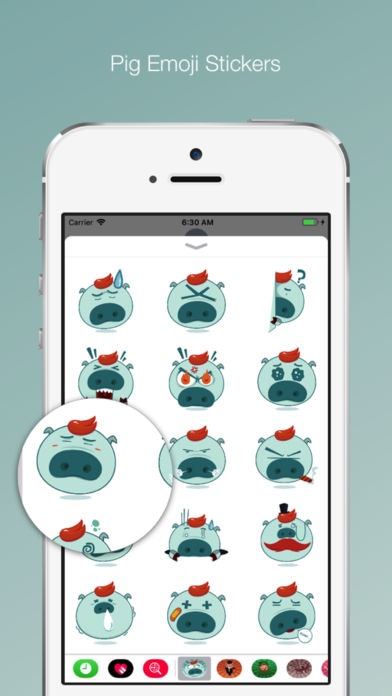 Pig Emoji Stickers gallery image