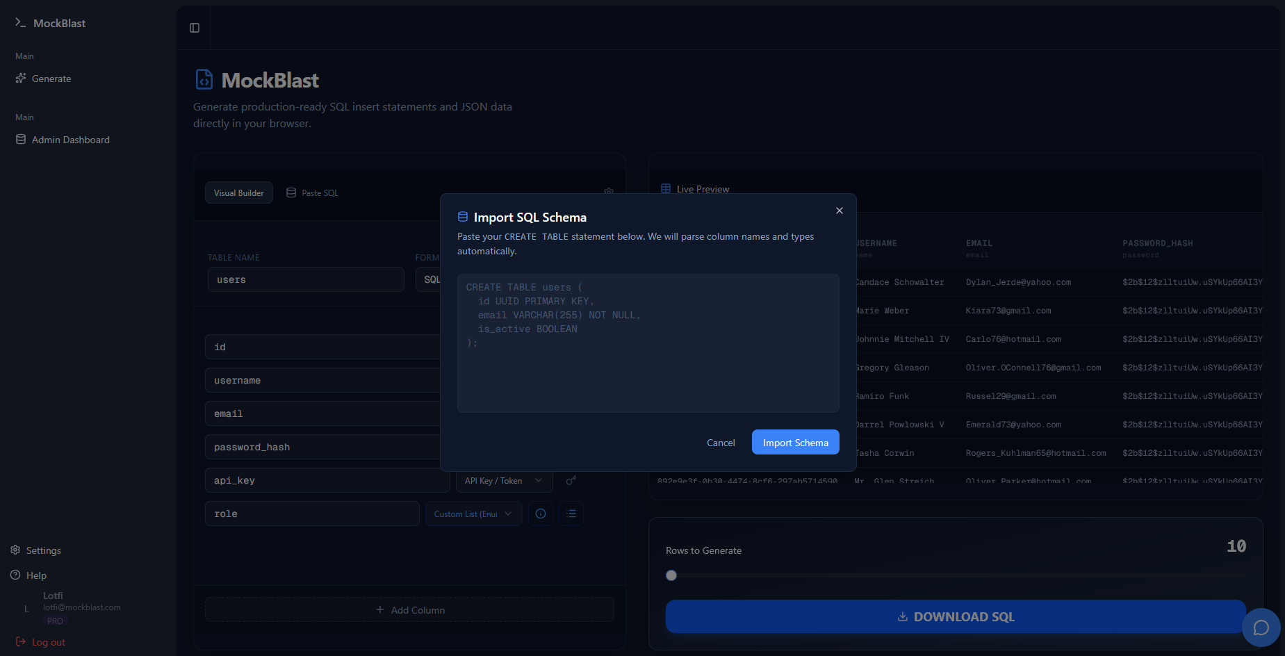 MockBlast gallery image