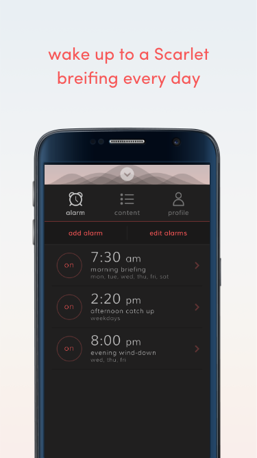 Scarlet - your new voice assistant for calendar, weather, news briefings & more gallery image