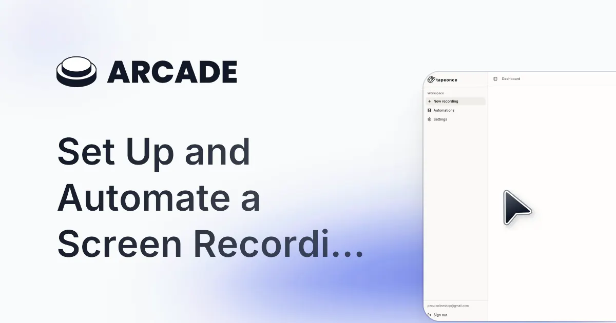 Turn screen recordings into automations gallery image