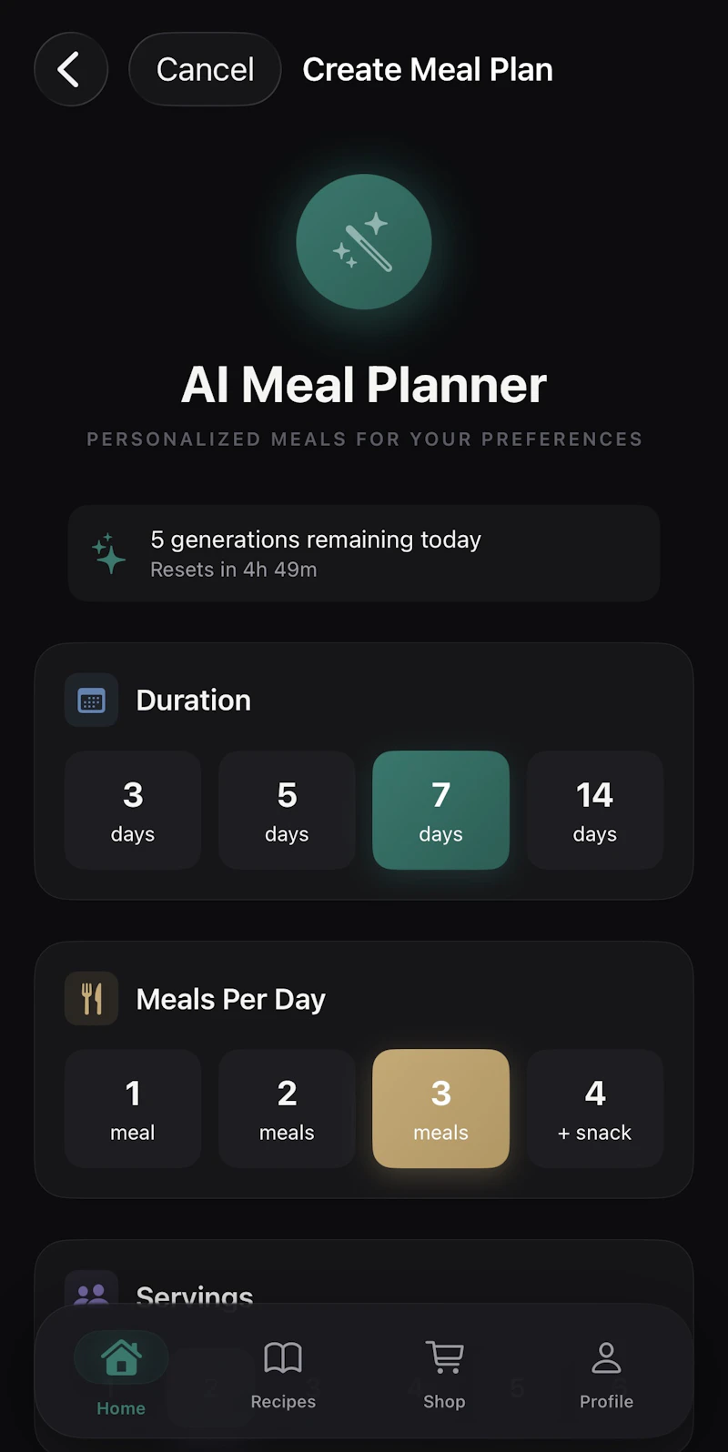 MealCraft screenshot 3