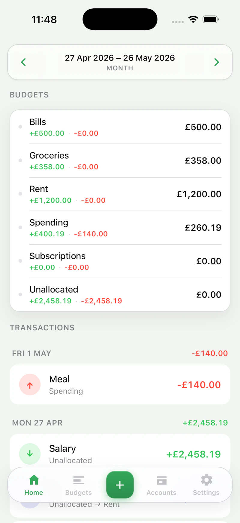 MoneyTrack screenshot 1