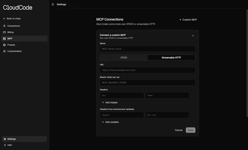 Cloudcode screenshot 4