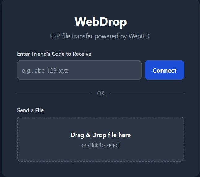 WebDrop gallery image