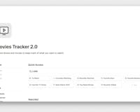 Movies Tracker for Notion media 1