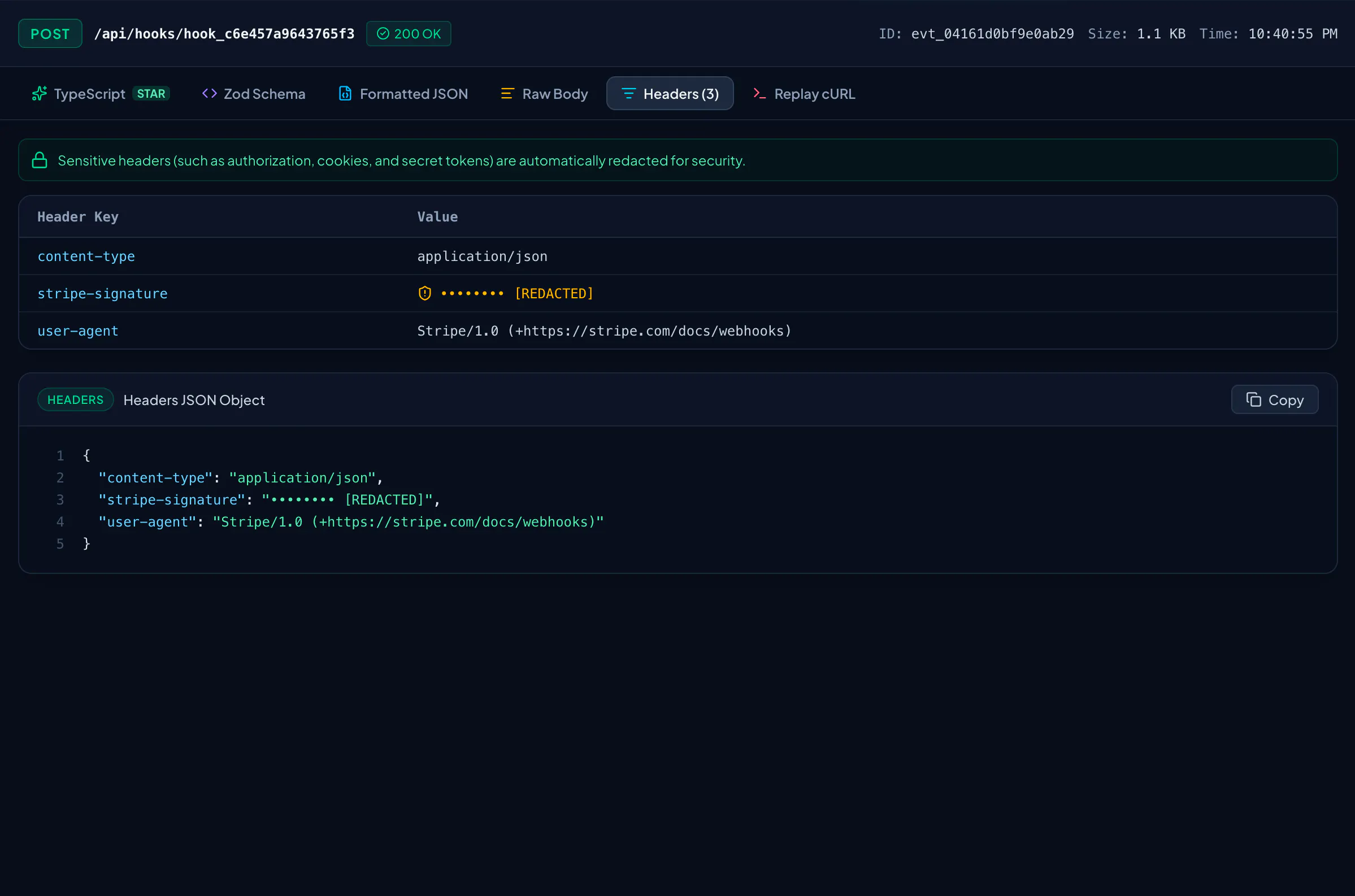 Payload Peek gallery image