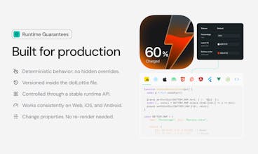 Motion Tokens in Lottie Creator gallery image