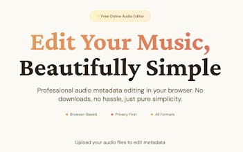 MP3 Tag Editor Online gallery image