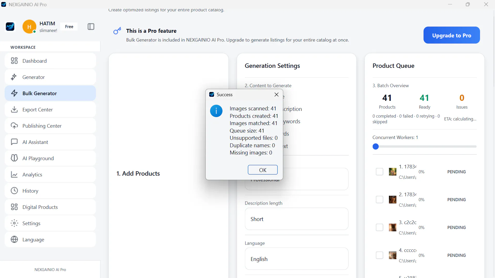 NEXGAINIO AI Pro gallery image