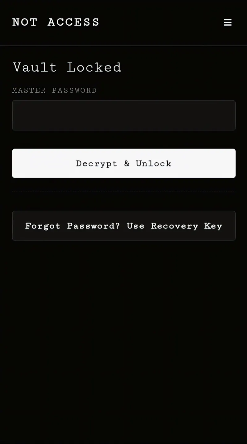 NOT ACCESS screenshot 3