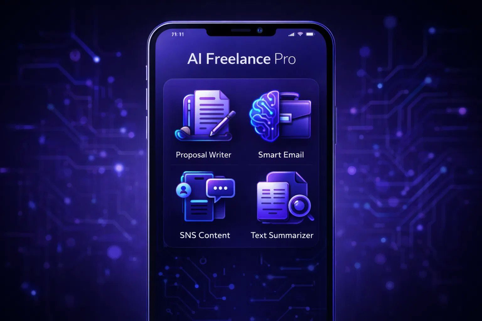 AI Freelance Pro - Main product screenshot demonstrating key features and user interface