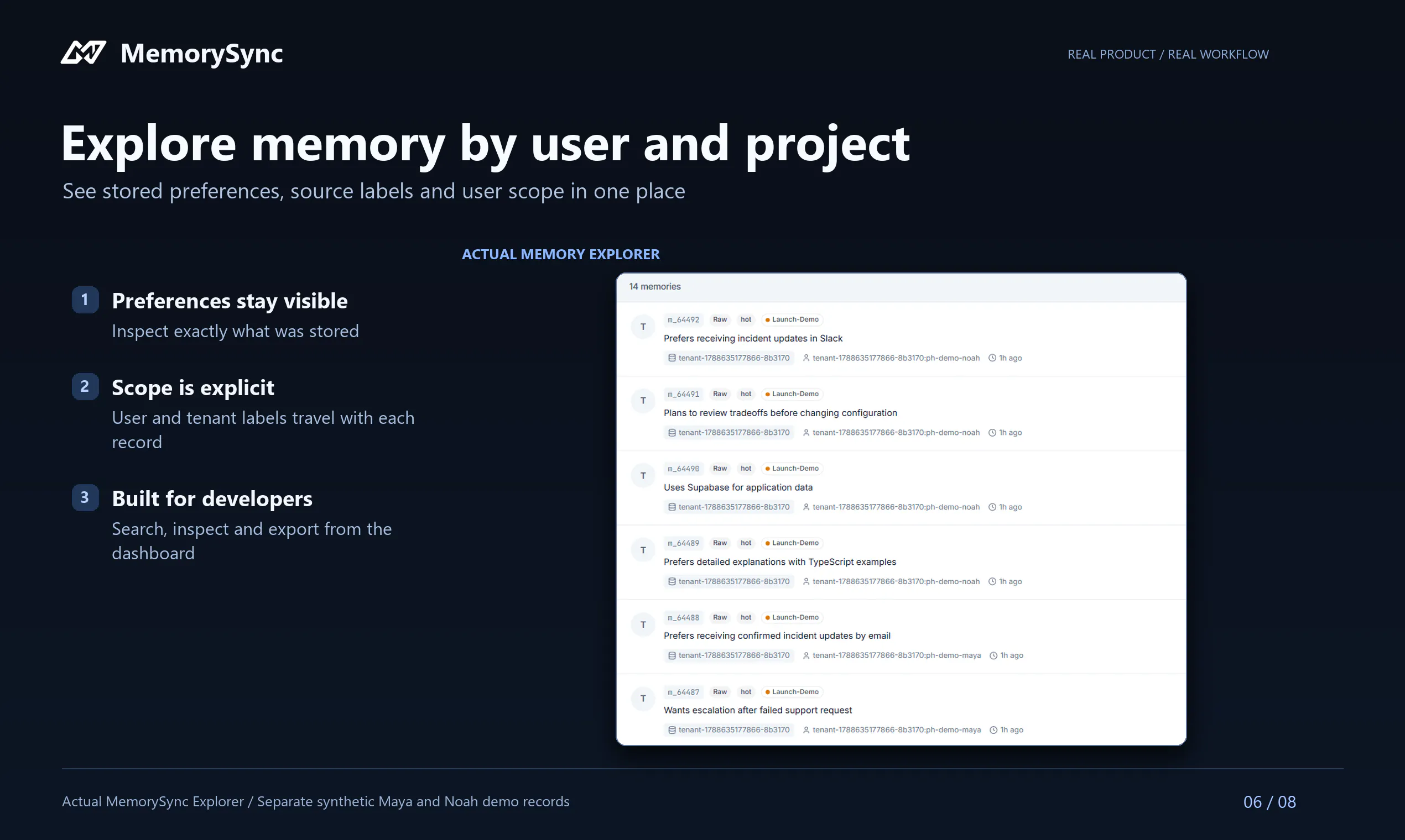 MemorySync gallery image