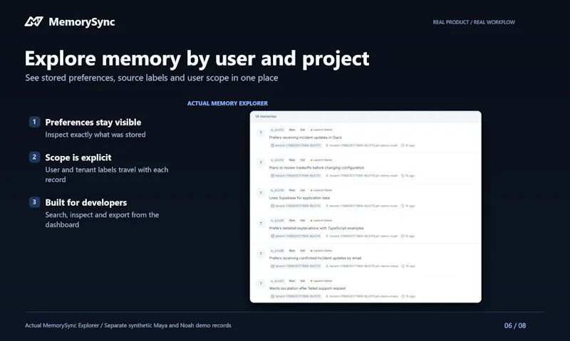 MemorySync screenshot 7