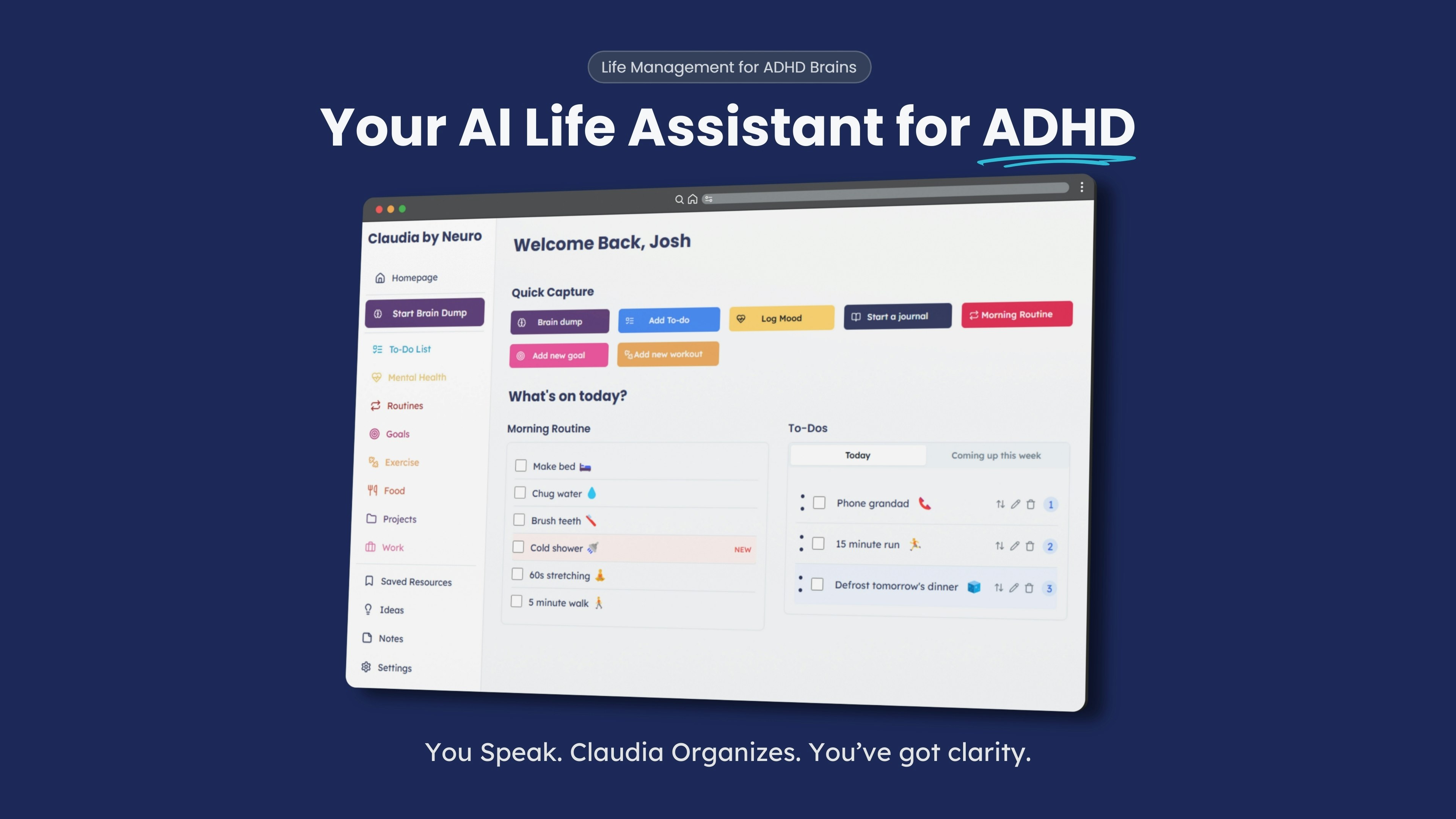 وسائط Neuro (ADHD) - مساعدك الشخصي من الذكاء الاصطناعي ل ADHD 2