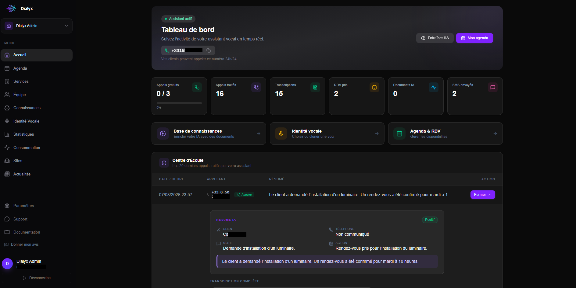 Dialyx — Standardiste IA pour PME media 3