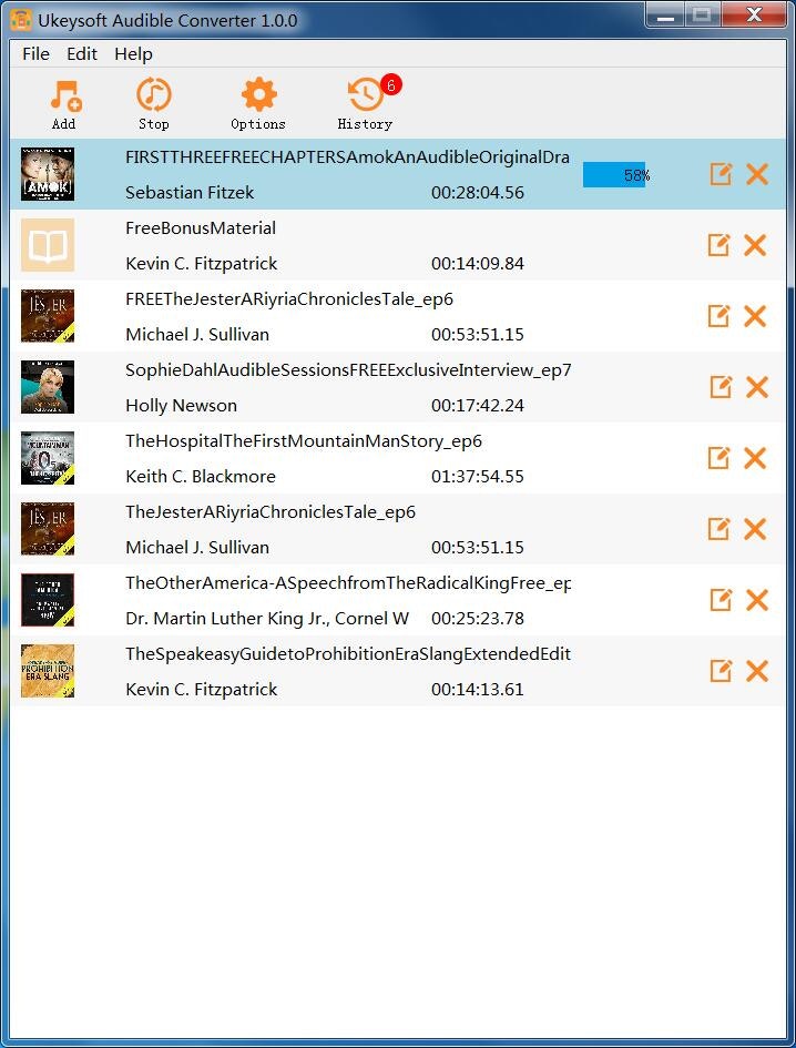 Ukeysoft Audible Converter - 最佳可聽見的轉換器將可聽見的有聲讀物轉換為mp3 media 5