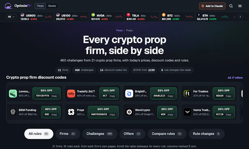OptimistFi screenshot 2