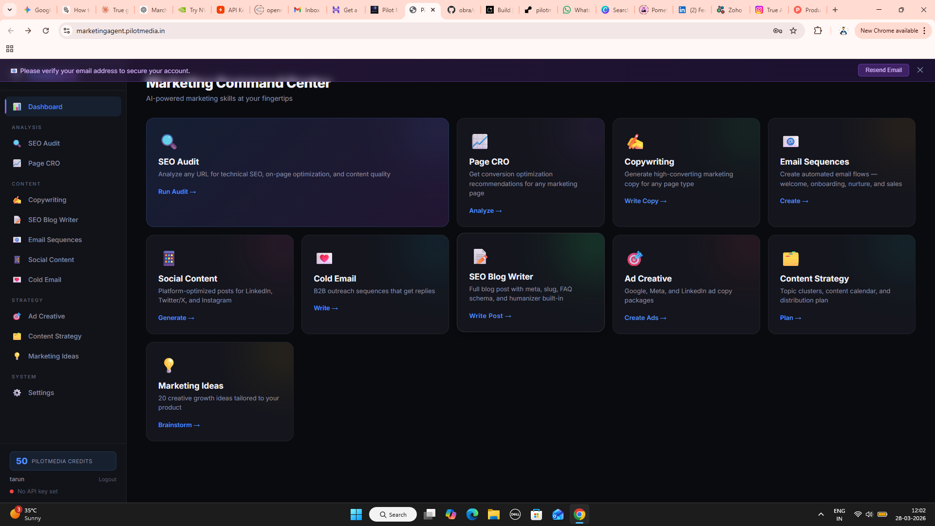 Pilot Media marketing tool gallery image