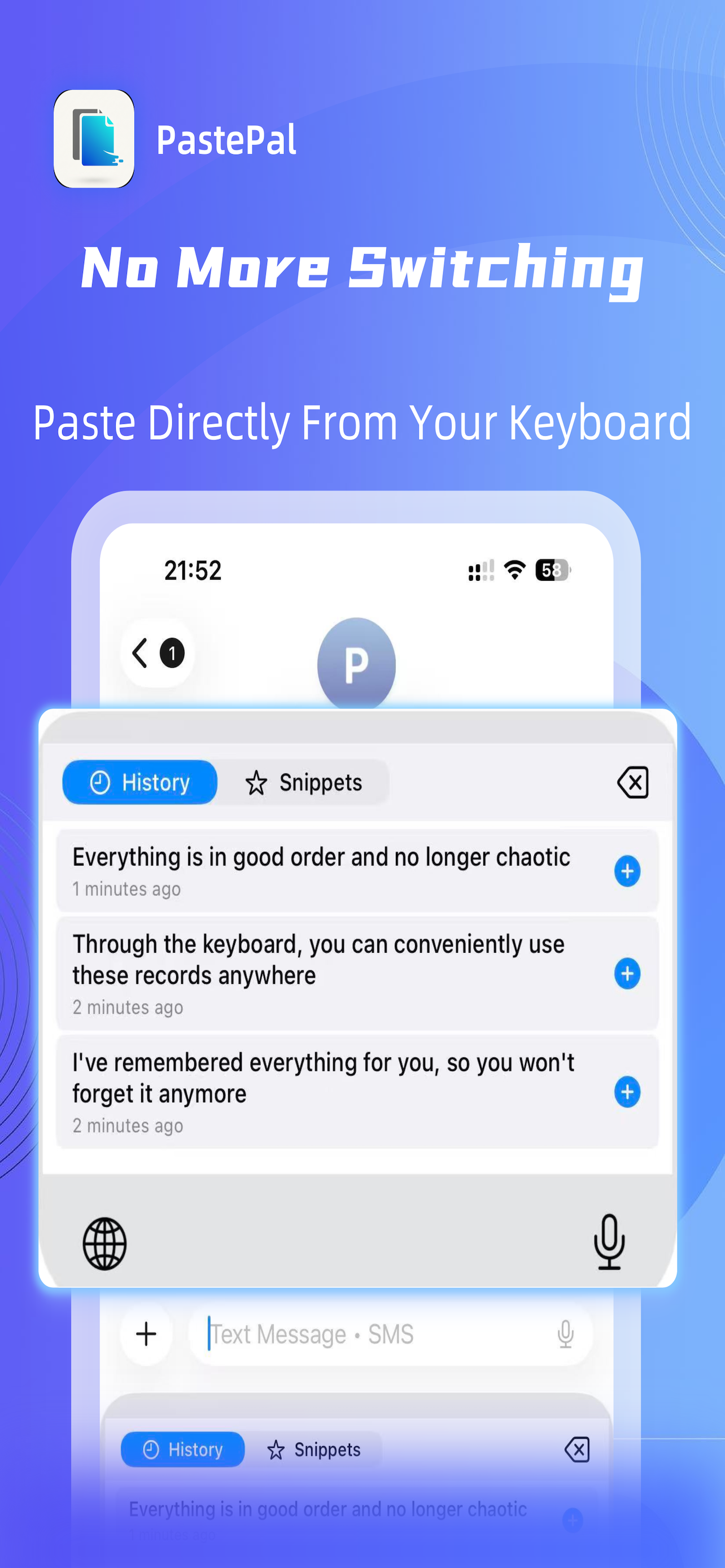 PastePal - Screenshot 3 showing product features and functionality