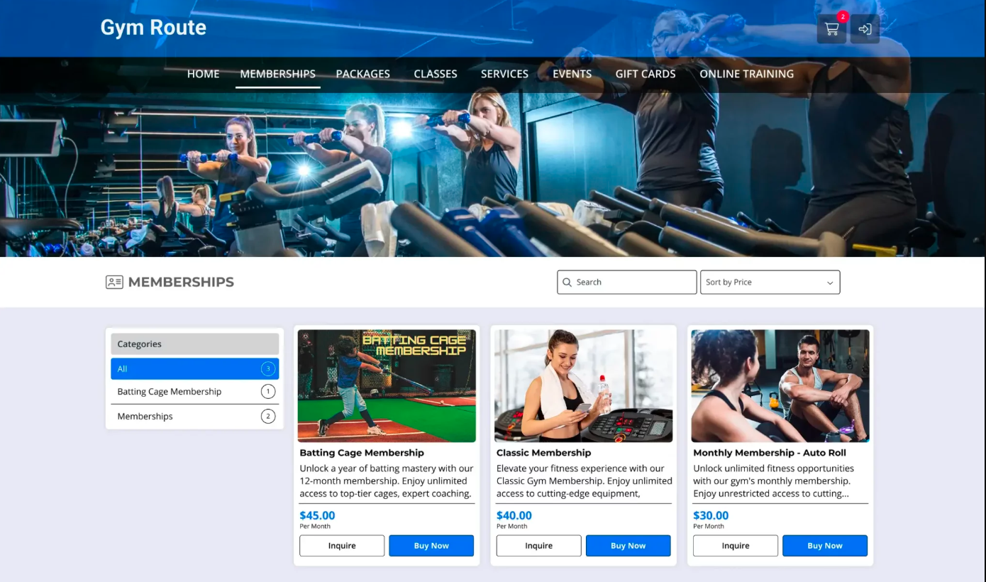 وسائط gymroute - أفضل برنامج لإدارة الصالة الرياضية 3