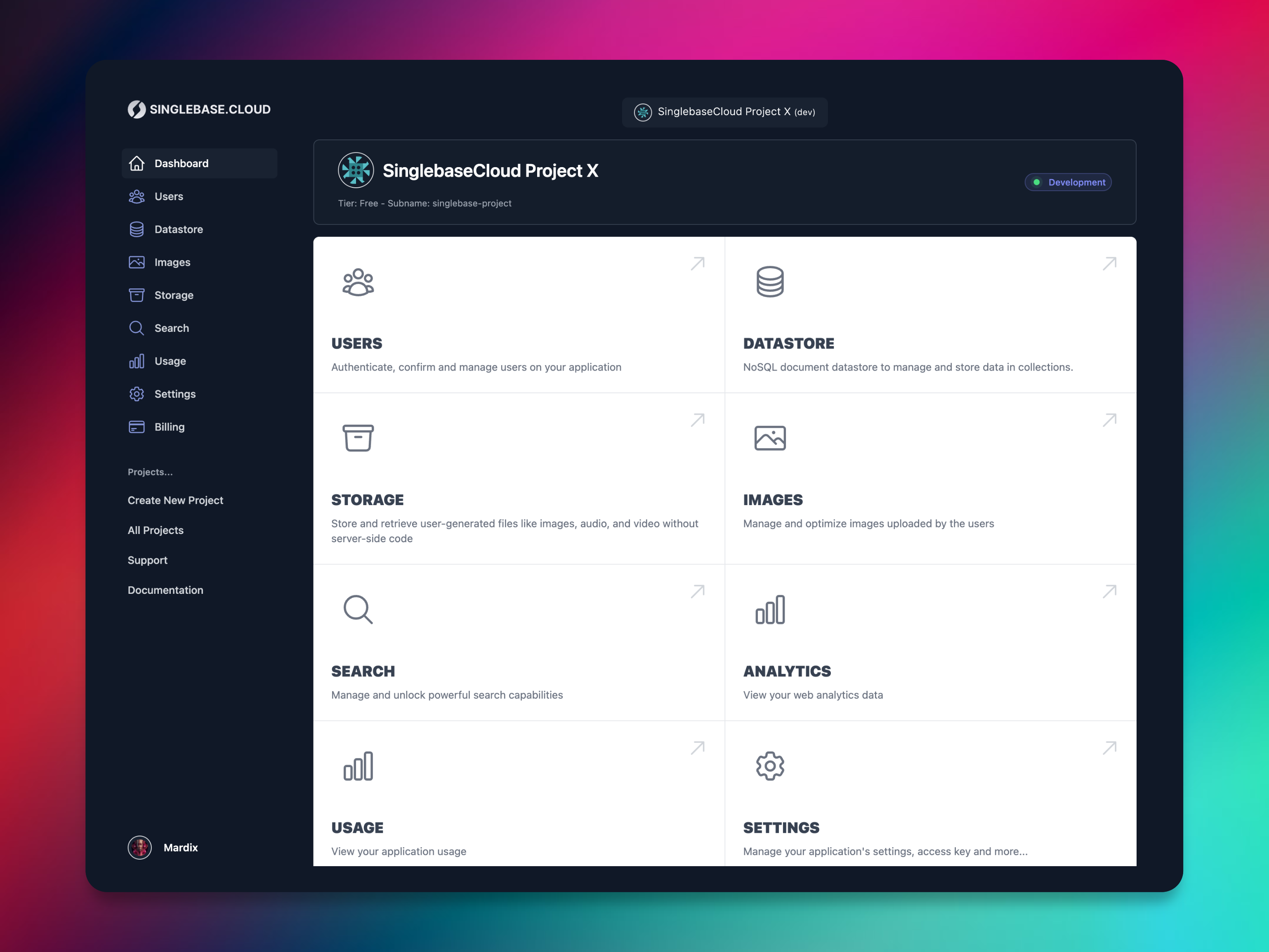 singlebase.cloud (อัลฟ่า) - ทางเลือกที่ดีที่สุดของ Firebase media 4